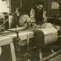 Automatisering bij Van Dam's Kwastenfabriek in 1946