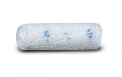Radiatorrol, 10 cm, blauwe micro ster, 9 mm